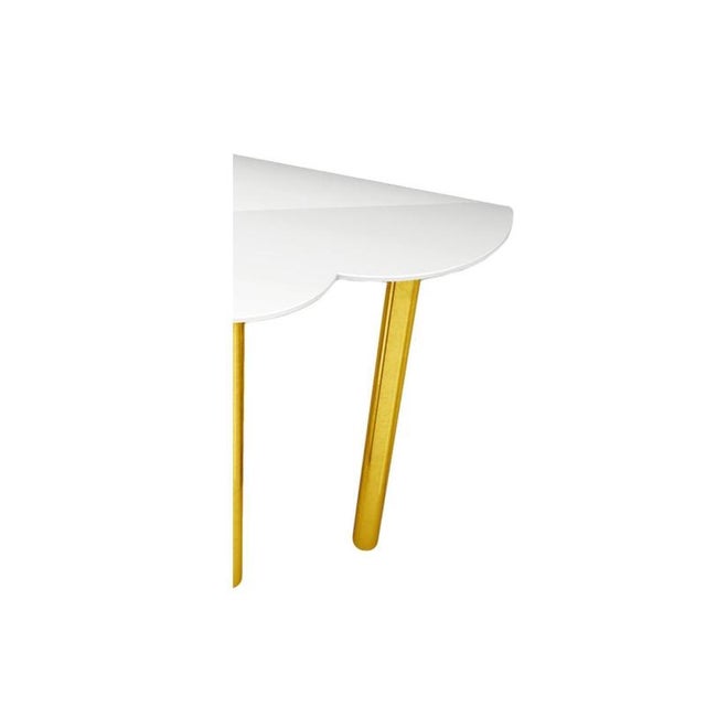 Metal Dream Nuvola Console Table in Powder-Coated Aluminum by Altreforme For Sale - Image 7 of 8