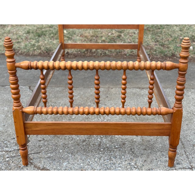 Vintage Twin Size Jenny Lind Spindle or Spool Bed For Sale - Image 10 of 16
