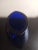 Contemporary Cobalt Blue Art Glass Sommerso Vase For Sale - Image 3 of 7