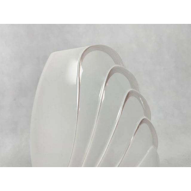 Ivory Mid-Century Porcelain Vase by Helena Fish Vase for Seltmann Weiden, 1950s For Sale - Image 8 of 12