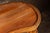 Antique Oak and Glass Serpentine Curio Cabinet For Sale - Image 10 of 12