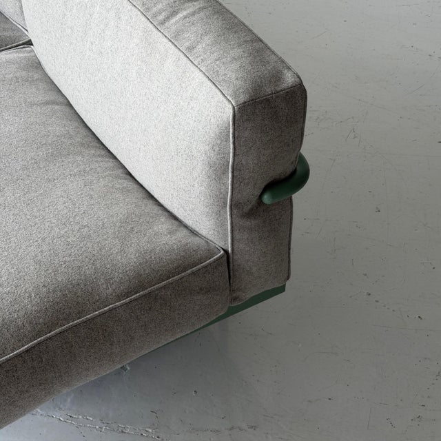 Mid-Century Modern Lc5 Sofa by Le Corbusier, Pierre Jeanneret, and Charlotte Perriand for Cassina For Sale - Image 3 of 10