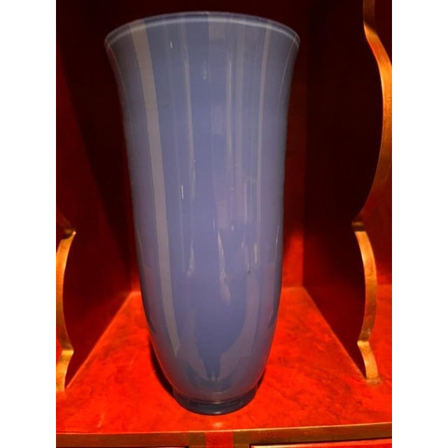 This is an art glass vase created by the Italian glassmaker, Carlo Moretti for Tiffany & Co. It is identified by the...