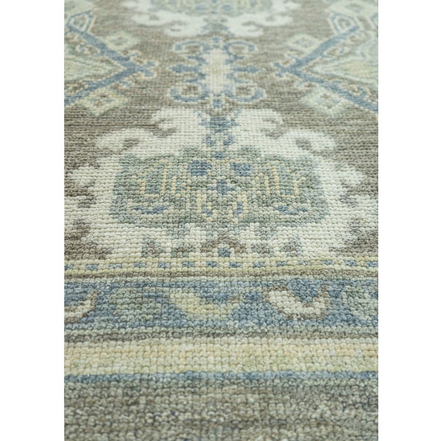 Turkish Oushak Rug 4'1"x 6'11" #19290 Explore a curated collection of hallway runners, wool rugs, and handmade...