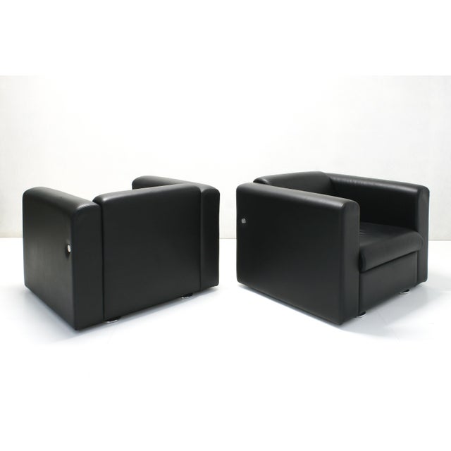 Artifort 110 Series Model 111 Armchairs by Kho Liang Ie for Artifort, Set of 2 For Sale - Image 4 of 12