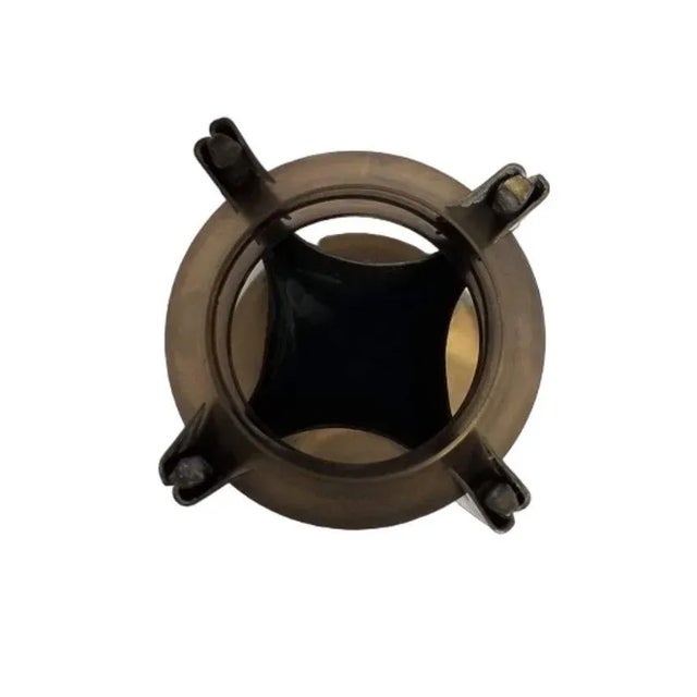 The Rare Vintage Art Deco Candlestick, made of brass, is a captivating and elegant piece that harkens back to the...