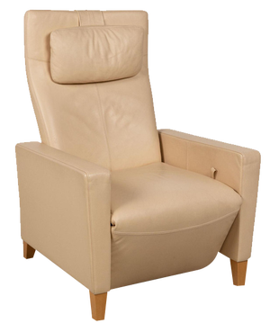 Beige Leather Armchair from Walter Knoll / Wilhelm Knoll