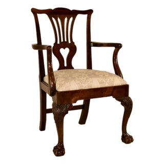 18th Century English Mahogany Chippendale Chair For Sale