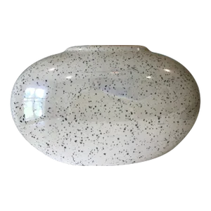 Vintage 80's Speckled Mid Century Rosenthal Netter Taiwan Vase Pottery