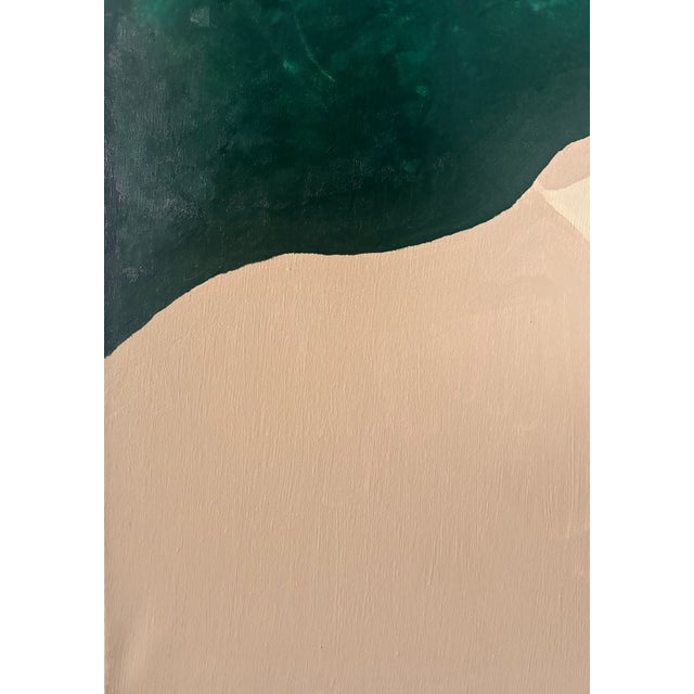 Sky Blue Desert Highway, Acrylic on Canvas in the Style of Bodasca For Sale - Image 8 of 12