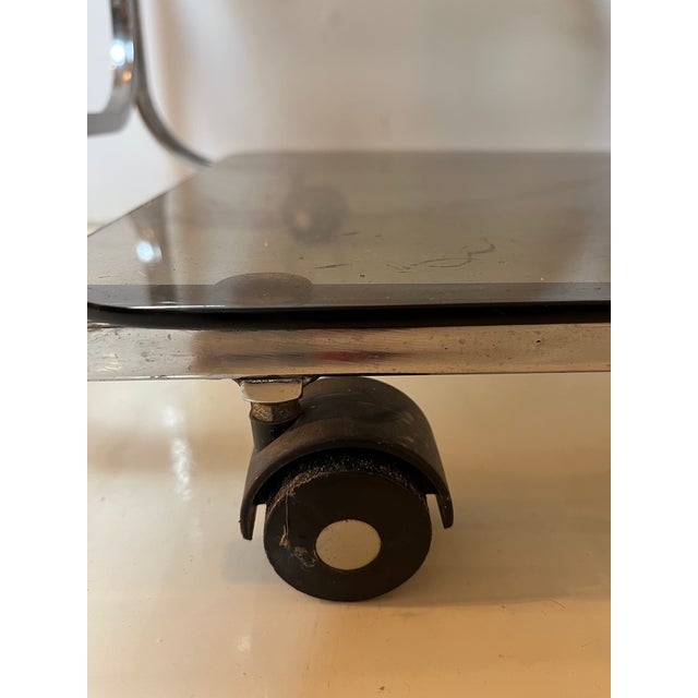 Vintage Serving Bar Cart For Sale - Image 9 of 12