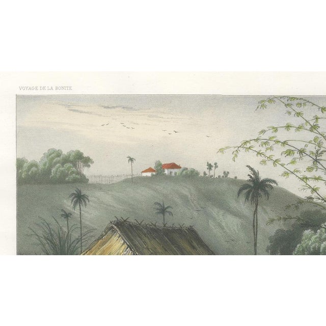 After B. Lauvergne, Singapore Environs View, French Exploration, Lithograph, 1845 For Sale - Image 9 of 10