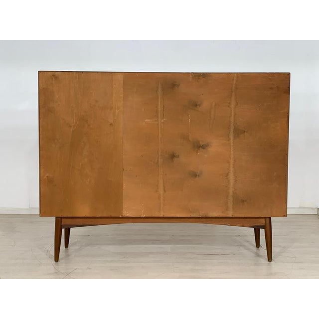 Vintage Danish Teak Highboard Cabinet For Sale - Image 11 of 12