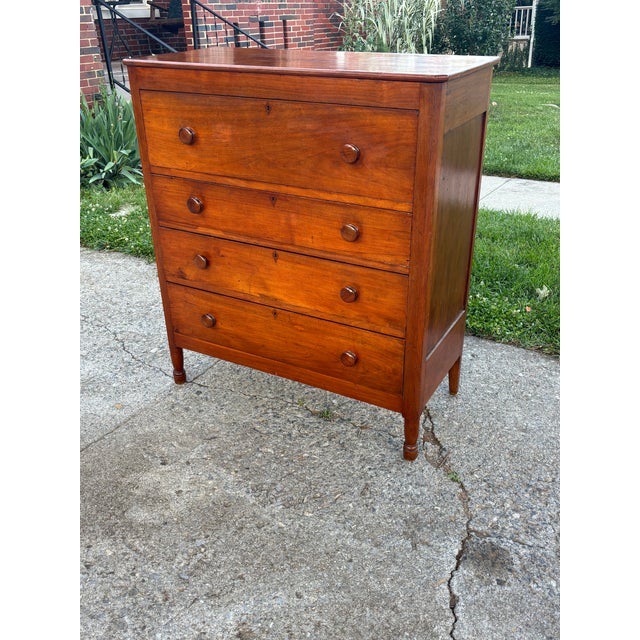 Victorian American Antique Cabinetmaker Chest of Drawers For Sale - Image 3 of 14