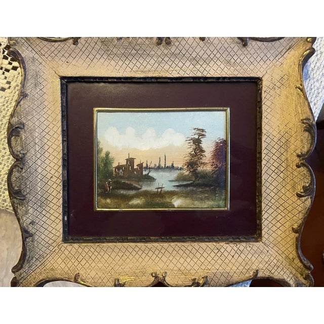 Lucio Cargnel, Landscape, Oil on Cardboard, 1950s, Framed For Sale - Image 9 of 12