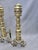 Chippendale Solid Brass Andirons For Sale - Image 3 of 8