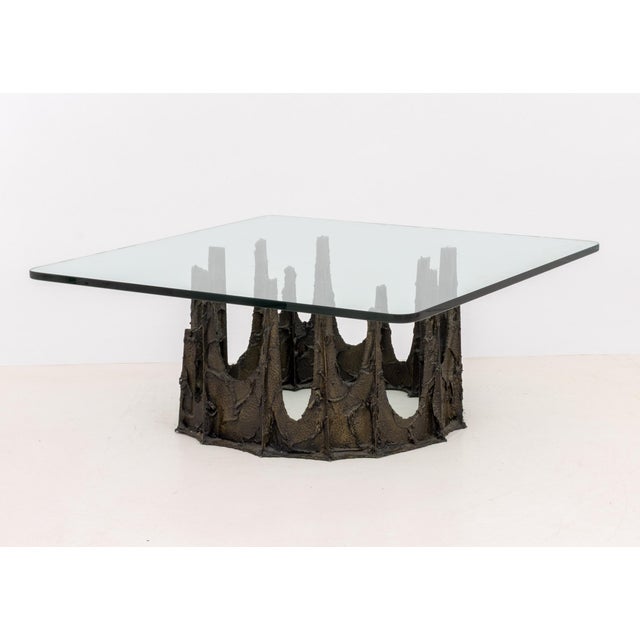Bronze Paul Evans "Stalagmite" Coffee Table, 1977 For Sale - Image 8 of 10