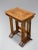 French Walnut Parquetry & Floral Inlay Nesting Tables, 1910, Set of 4 For Sale - Image 3 of 10