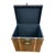 Vintage Campaign Luggage Trunk Leather Side Table For Sale - Image 14 of 18