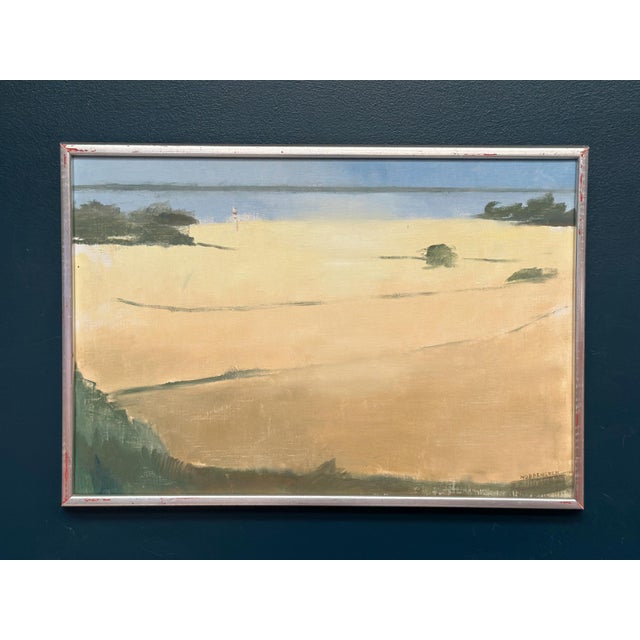 Rolf Nordengren, Västra Piren, Hven, 1980, Oil on Canvas, Framed For Sale - Image 14 of 14