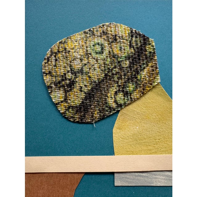 "Pop Music 1" Original Mixed-Media Collage on Paper by Zac Woodiel For Sale In Little Rock - Image 6 of 9