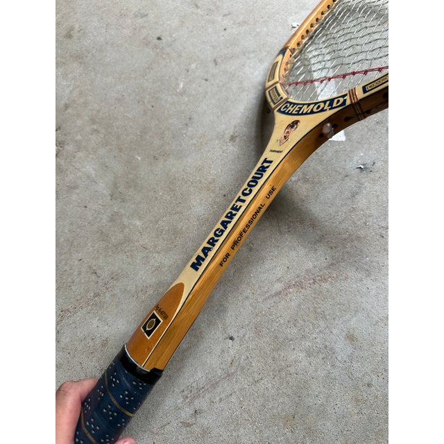 Collection of Vintage Chemold and MacGregor Wooden Tennis Rackets For Sale - Image 11 of 12