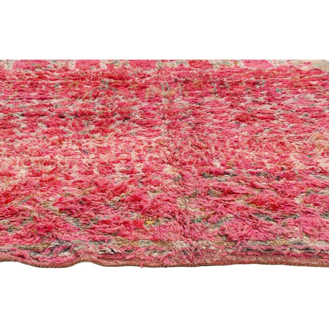 Berber Tribes of Morocco Vintage Boujad Moroccan Rug, 05'11 X 10'10 For Sale - Image 4 of 10