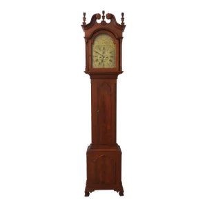 Louis Irion Bench Made Cherry Grandfather Clock