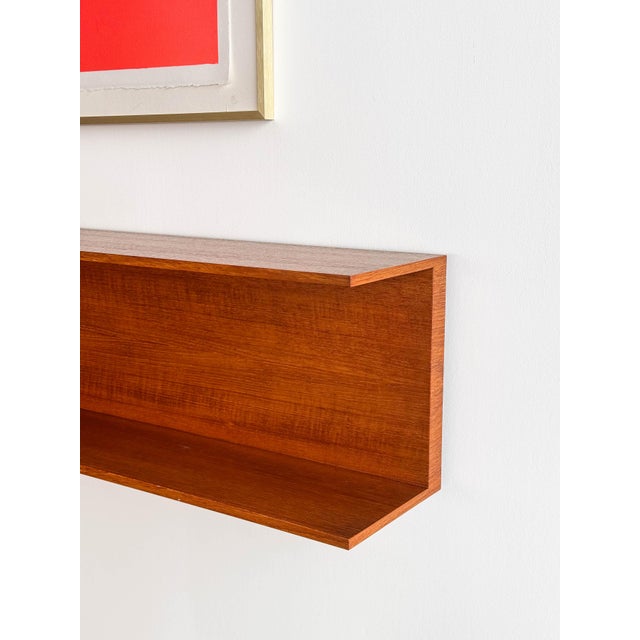 Wood Mid-Century Wall Unit in Teak by Walter Wirz for Wilhelm Renz, 1960s For Sale - Image 7 of 13