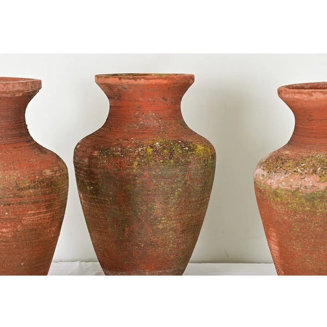 1930s 1930s Turkish Terracotta Pots - Set of 3 For Sale - Image 5 of 8