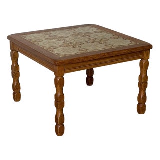 In Style of Henning Kjærnulf Tiles Coffee Table Danish Mid-Century Modern 1960s For Sale