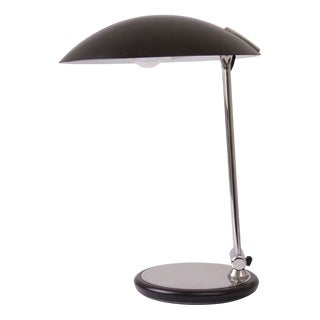 Mid-Century Black and Chrome Canopy Lamp, Germany, 1960s For Sale