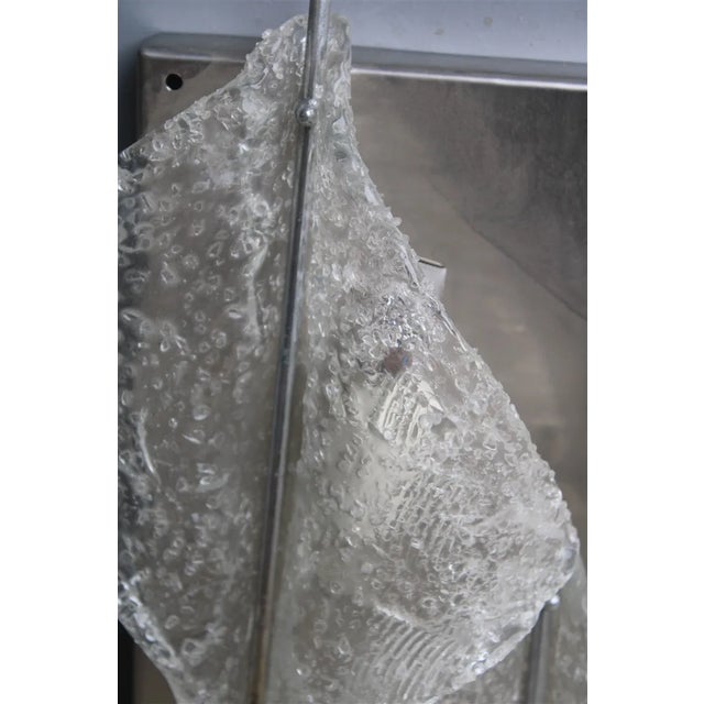Italian Murano Glass Wall Lamp from Mazzega, 1970s For Sale - Image 3 of 12