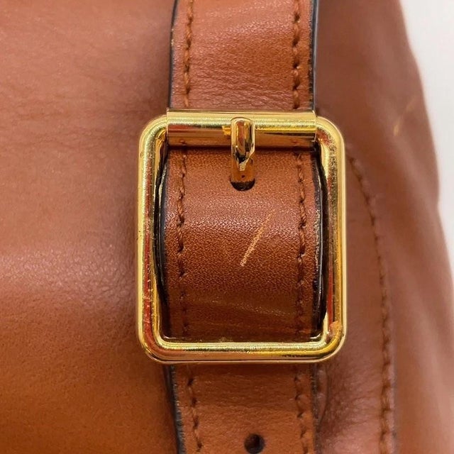Vintage GUCCI Bamboo Brown Leather Mini Backpack with dust bag. Comes with a Legit Grails Certificate of Authenticity....