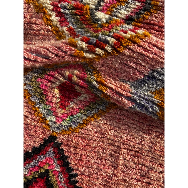 Contemporary Moroccan Runner Rug – Handmade Wool Berber Hallway Rug With Geometric Pattern For Sale - Image 3 of 8