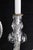 Metal Vintage Bohemian Molded Glass Crystal Chandelier For Sale - Image 7 of 12