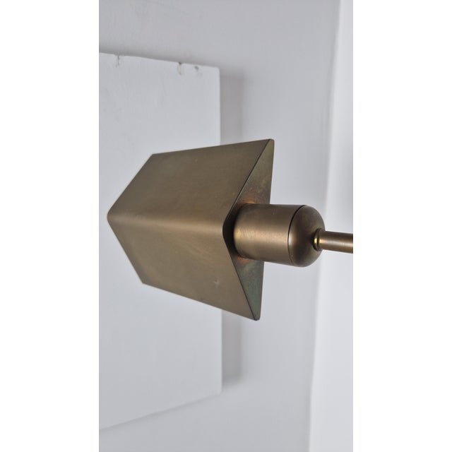 Telescopic Floor Lamp for Reading in Brass, 1960s For Sale - Image 6 of 12