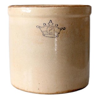 Vintage Robinson Ransbottom 2 Gallon Crock For Sale
