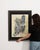 Blue Mid 20th Century France Blue Wood Painting For Sale - Image 8 of 15
