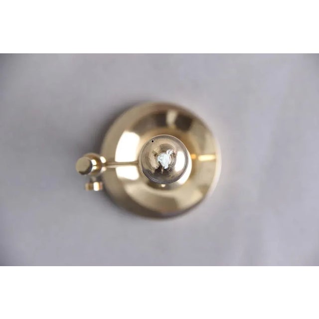 Danish Ship Oil Lamp in Brass with Gyro Suspension, 1970s For Sale - Image 6 of 8