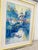 1970s 1970s Signed Heshi Yu “Abstract Village” Modernist Painting in Lucite Frame For Sale - Image 5 of 7