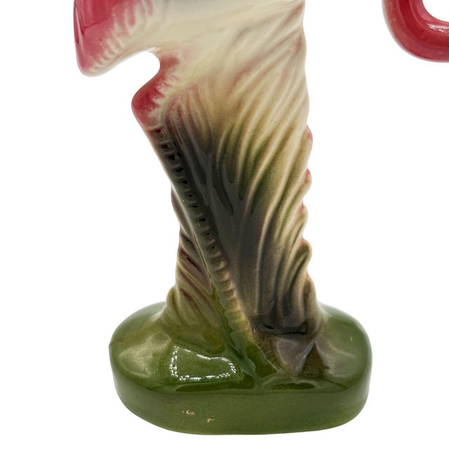 Ceramic Mid 20th Century California Pottery Ceramic on the Prowl Pink Flamingo Figurine For Sale - Image 7 of 10