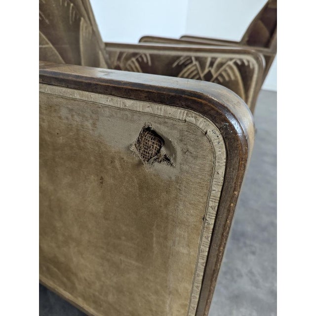 Vintage Art Deco Lounge Chairs, Set of 2 For Sale - Image 4 of 10