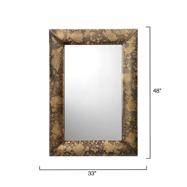 Contemporary Jamie Young Empire Iron Rectangle Wall Mirror For Sale - Image 3 of 7