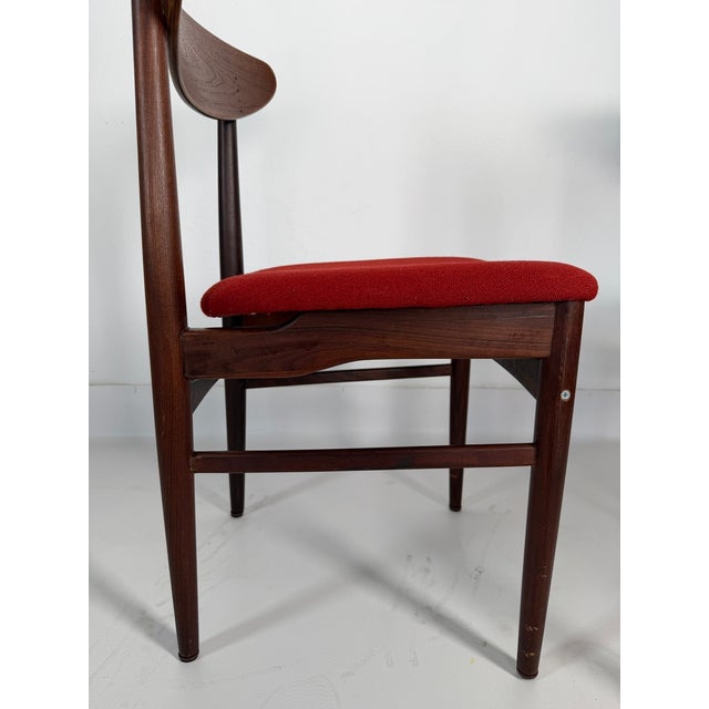 1960s Vintage Danish Teak Chairs, 1960s, Set of 2 For Sale - Image 5 of 10