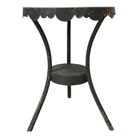 Scallop Edge Wine Table For Sale