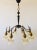 Atomic Age Design Brass and Glass Chandelier, 1950s For Sale - Image 15 of 16