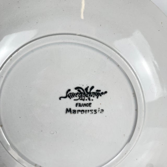 Maroussia Dessert Plates from Sarreguemines, 1930s, Set of 7 For Sale - Image 6 of 11