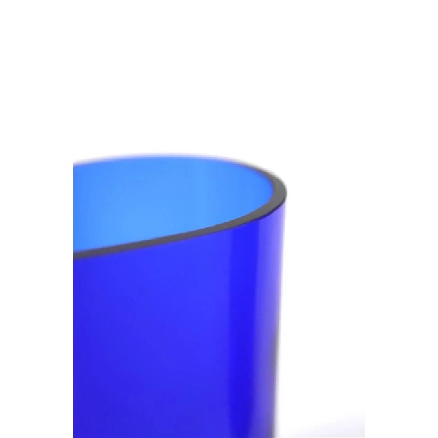 Vintage Danish Modern Glass Vases by Anker Iversen, Set of 2 For Sale - Image 6 of 10