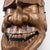 Mid-Century Modern Large Japanese Hand-Carved Wooden Hannya Mask, 1950s For Sale - Image 3 of 10